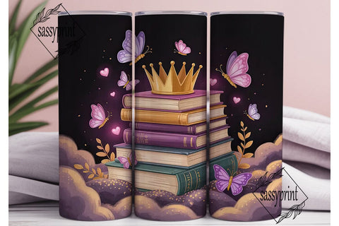 Romantasy Book Club 20oz Tumbler Wrap Sublimation sassyprint 