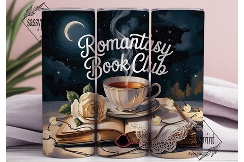 Romantasy Book Club 20oz Tumbler Wrap Sublimation sassyprint 
