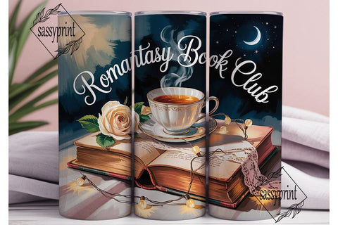 Romantasy Book Club 20oz Tumbler Wrap Sublimation sassyprint 