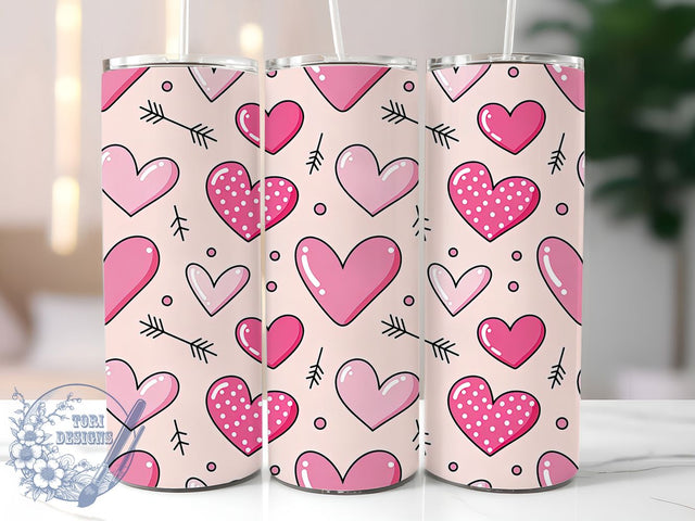 Romantic Anniversary Valentine Tumbler, Love Celebration Wrap, Romantic Cup Design, Valentine Sublimation Gift, Sweet Anniversary Tumbler, Heart Anniversary Wrap, Cute Love Cup Sublimation ToriDesigns 