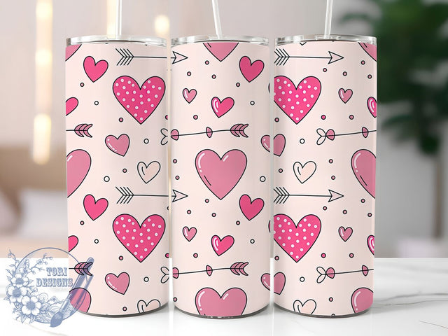 Romantic Anniversary Valentine Tumbler, Love Celebration Wrap, Romantic Cup Design, Valentine Sublimation Gift, Sweet Anniversary Tumbler, Heart Anniversary Wrap, Cute Love Cup Sublimation ToriDesigns 