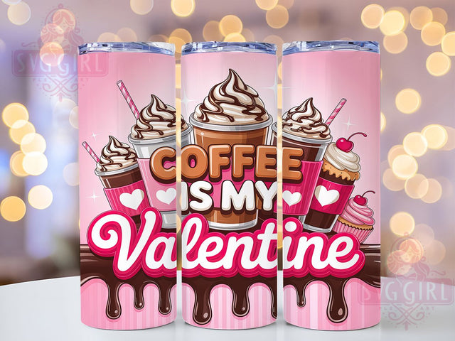 Romantic Coffee Valentine Tumbler, Love Coffee Wrap, Romantic Coffee Cup, Valentine Sublimation Design, Coffee Gift Tumbler, Heart Coffee Wrap, Cute Coffee Cup Sublimation SvggirlplusArt 