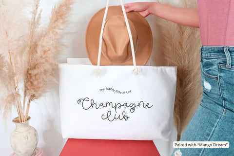 Romantic Cottage Font Cotton White Studio 