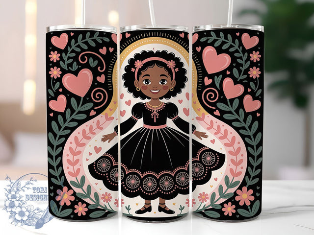 Romantic Cupid Hearts Tumbler, Valentine Love Wrap, Romantic Cupid Cup, 20oz Sublimation Wrap, Stylish Heart Design Tumbler, Artistic Cupid Love Cup, Sweet Valentine Theme Wrap Sublimation ToriDesigns 