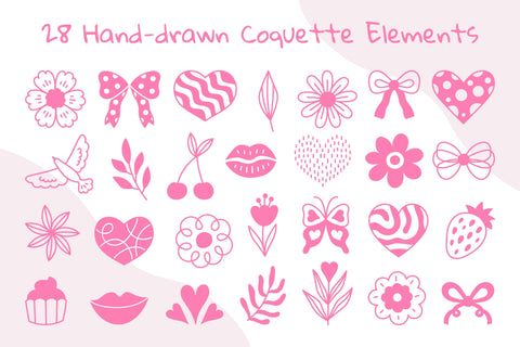 Romantic Doodles PNG Clipart Sublimation Rin Green 