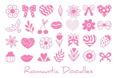 Romantic Doodles PNG Clipart Sublimation Rin Green 
