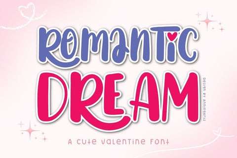 Romantic Dream Font AnningArts Design 