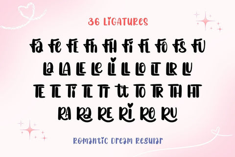 Romantic Dream Font AnningArts Design 