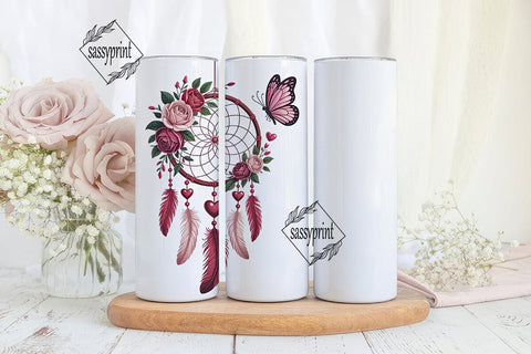 Romantic Dreamcatcher 20oz Tumbler Sublimation sassyprint 