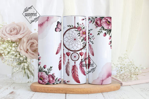 Romantic Dreamcatcher 20oz Tumbler Sublimation sassyprint 