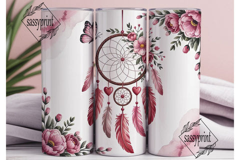 Romantic Dreamcatcher 20oz Tumbler Sublimation sassyprint 