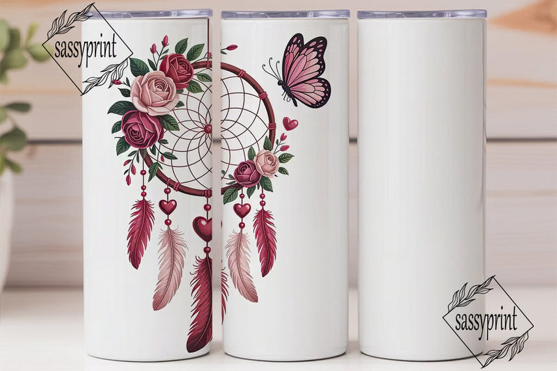 Romantic Dreamcatcher 20oz Tumbler Sublimation sassyprint 