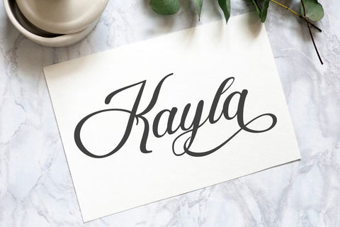 Romantic - Elegant Calligraphy Font Masyafi Studio 