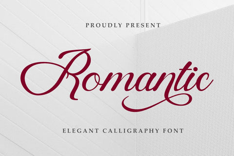 Romantic - Elegant Calligraphy Font Masyafi Studio 