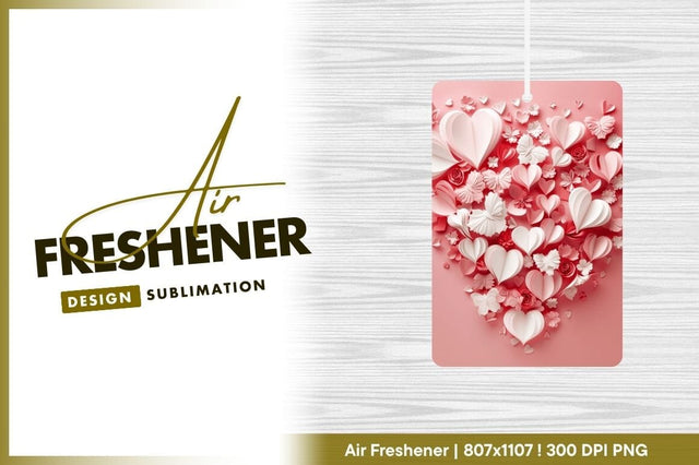 Romantic hearts flowers butterflies pink background Sublimation Regulrcrative 