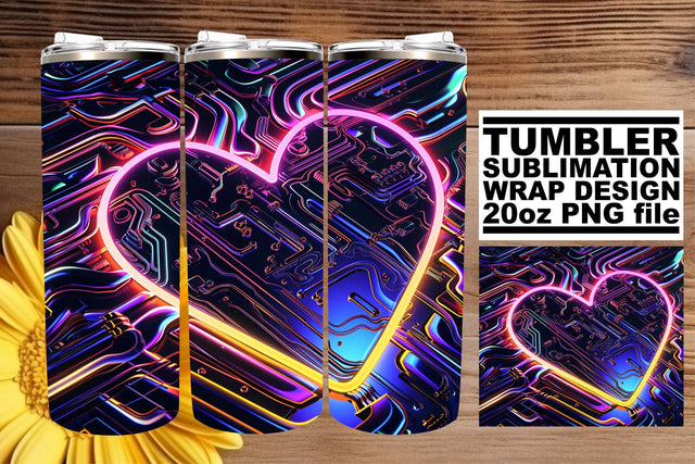 Romantic Love Patterns - 20oz Tumbler Art Sublimation afrosvg 