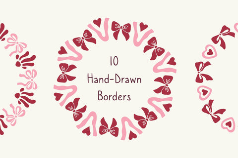 Romantic Pink Coquette Wreaths Sublimation Rin Green 