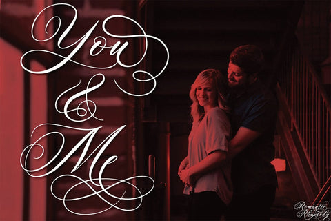 Romantic Rhapsody | Modern Calligraphy Font studioalmeera 