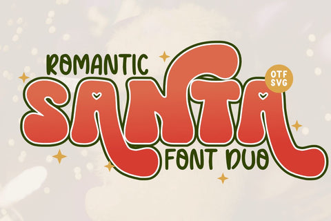 Romantic Santa - Duo Font Font Masyafi Studio 