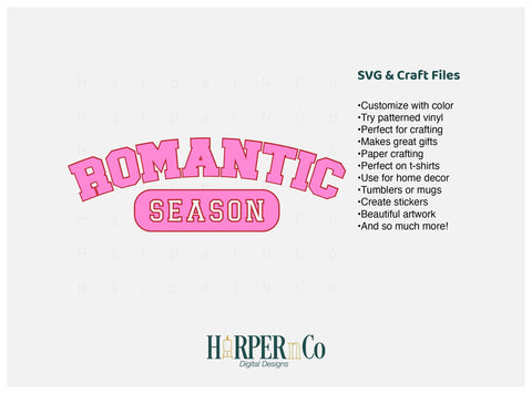 Romantic Season Laser SVG EPS CUT File SVG HarperNCo 