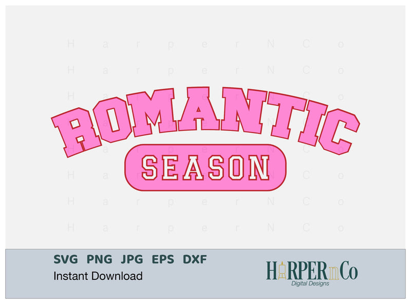 Romantic Season Laser SVG EPS CUT File SVG HarperNCo 