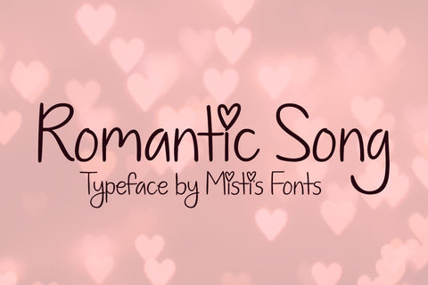 Romantic Song Font Misti's Fonts 