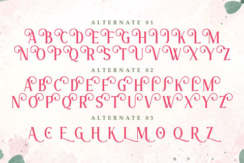 Romantic Valentine - Beautiful Valentine Font Font Masyafi Studio 
