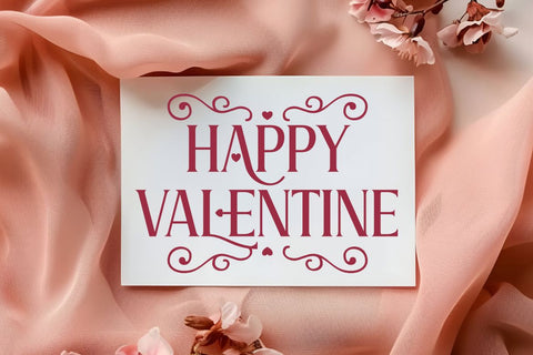 Romantic Valentine - Beautiful Valentine Font Font Masyafi Studio 