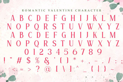 Romantic Valentine - Beautiful Valentine Font Font Masyafi Studio 