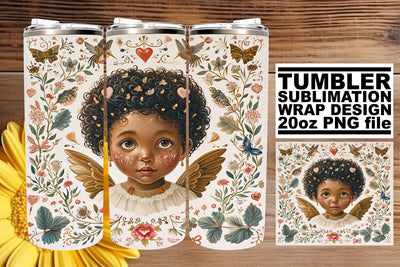 Romantic Valentine's Day Art for Tumblers Sublimation afrosvg 