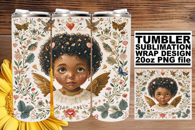 Romantic Valentine's Day Art for Tumblers Sublimation afrosvg 