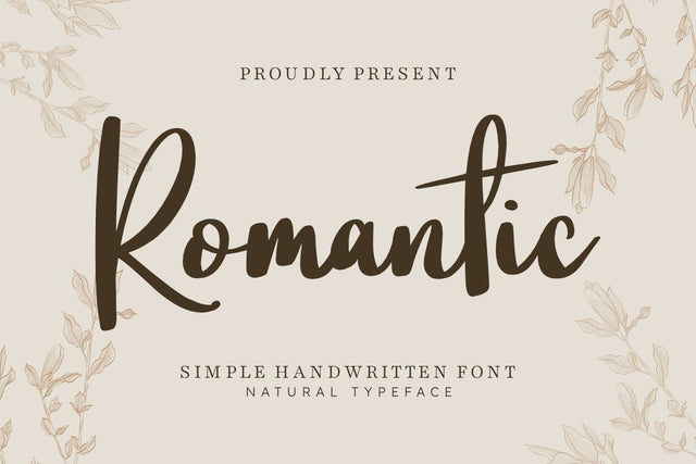 Romantic - Wedding Handwritten Font Font Masyafi Studio 