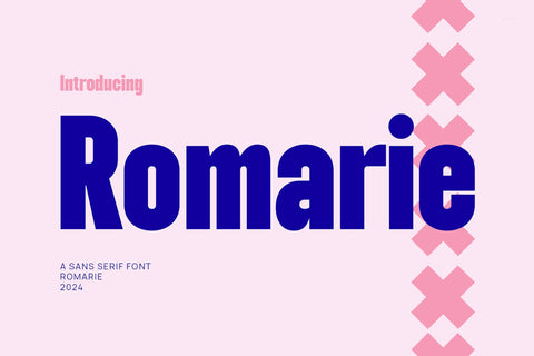 Romarie - Modern Condensed Sans Serif Font studioalmeera 