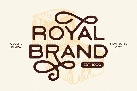 Rombera – Vintage Monoline Font Arterfak Project 