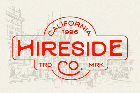 Rombera – Vintage Monoline Font Arterfak Project 