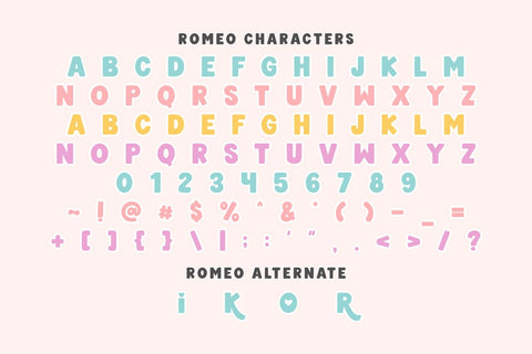 Romeo Juliet - Valentine Display Duo Font Font Masyafi Studio 