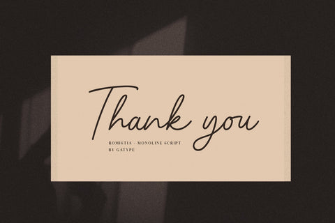 Romistia Font gatype 