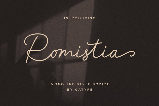 Romistia Font gatype 