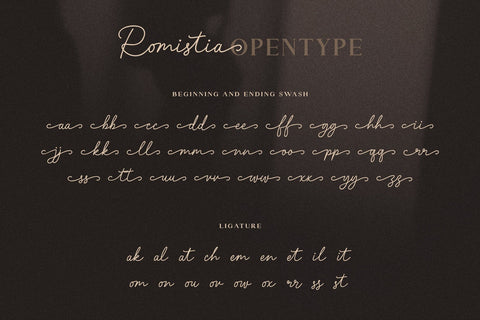 Romistia Font gatype 