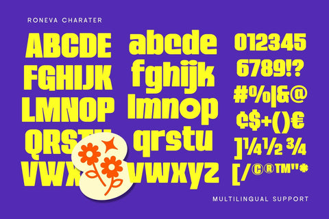 Roneva – Funky Retro Sans Font Arterfak Project 