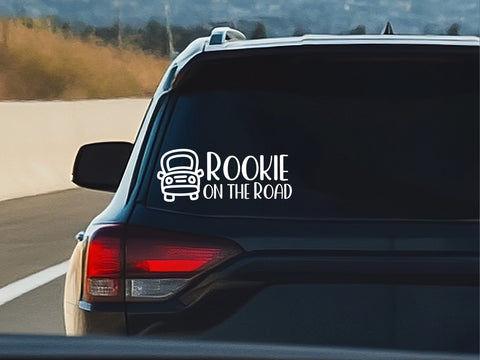 Rookie on the Road SVG | New Driver SVG SVG Paige Cole Studio 