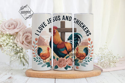 Rooster & Cross 20oz Tumbler Wrap Sublimation sassyprint 