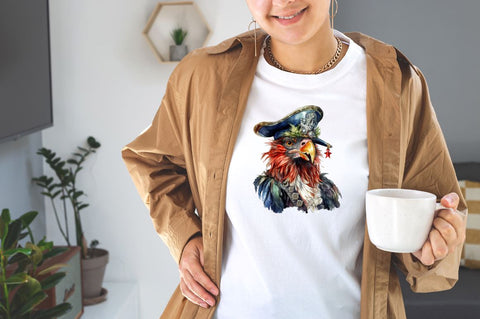 Rooster Pirate Watercolor Sublimation Bundle Sublimation Designangry 