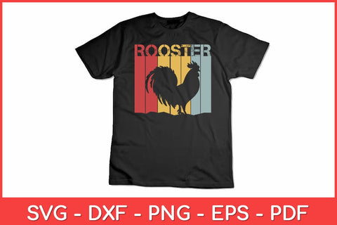 Rooster Vintage Retro Style Svg Design SVG artprintfile 