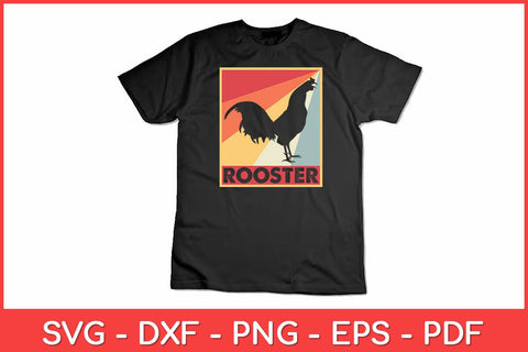 Rooster Vintage Retro Svg Design SVG artprintfile 