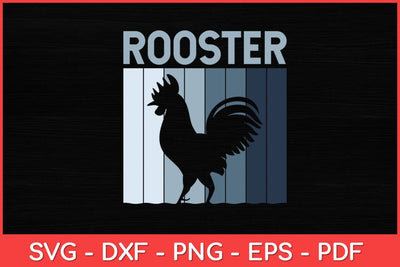 Rooster Vintage Svg Design SVG artprintfile 
