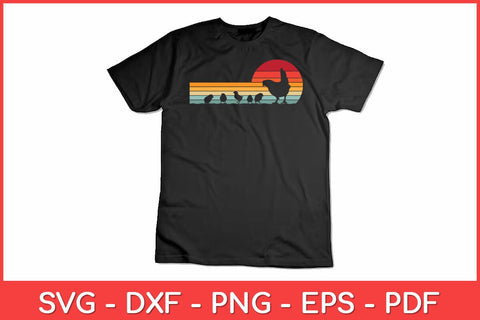 Rooster With Chicks Chicken Retro Vintage 60s 70s Svg Design SVG artprintfile 