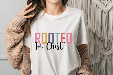 Rooted In Chist SVG Angelina750 