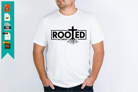 Rooted in Christ SVG Design SVG Craftlabsvg24 