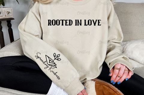 Rooted in Love Sleeve SVG Design SVG Designangry 